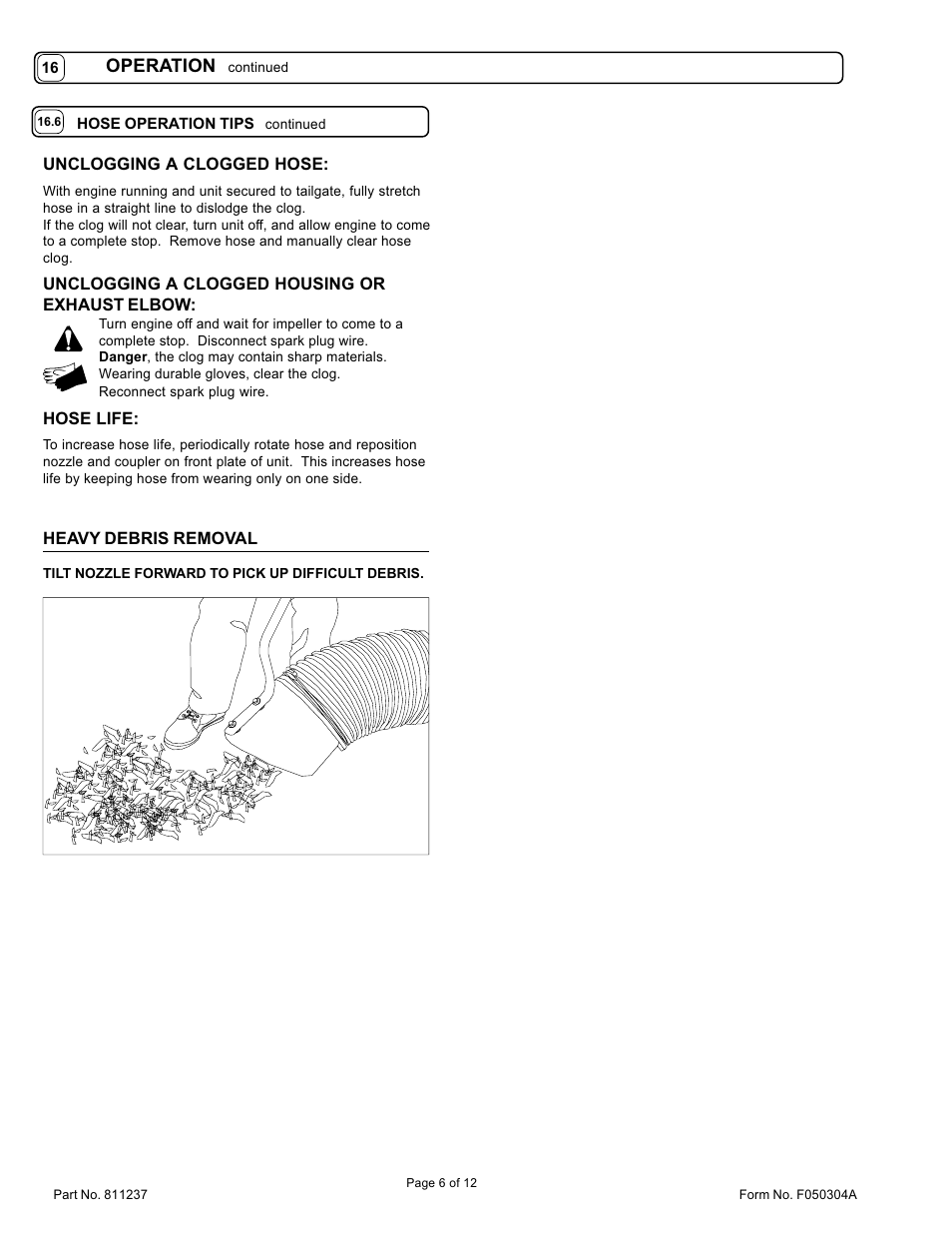 Billy Goat TR1104EU User Manual | Page 6 / 12