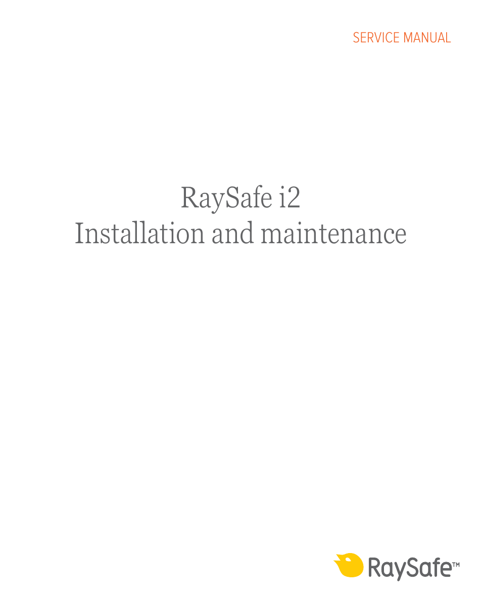 RaySafe i2 Installation Manual User Manual | 33 pages