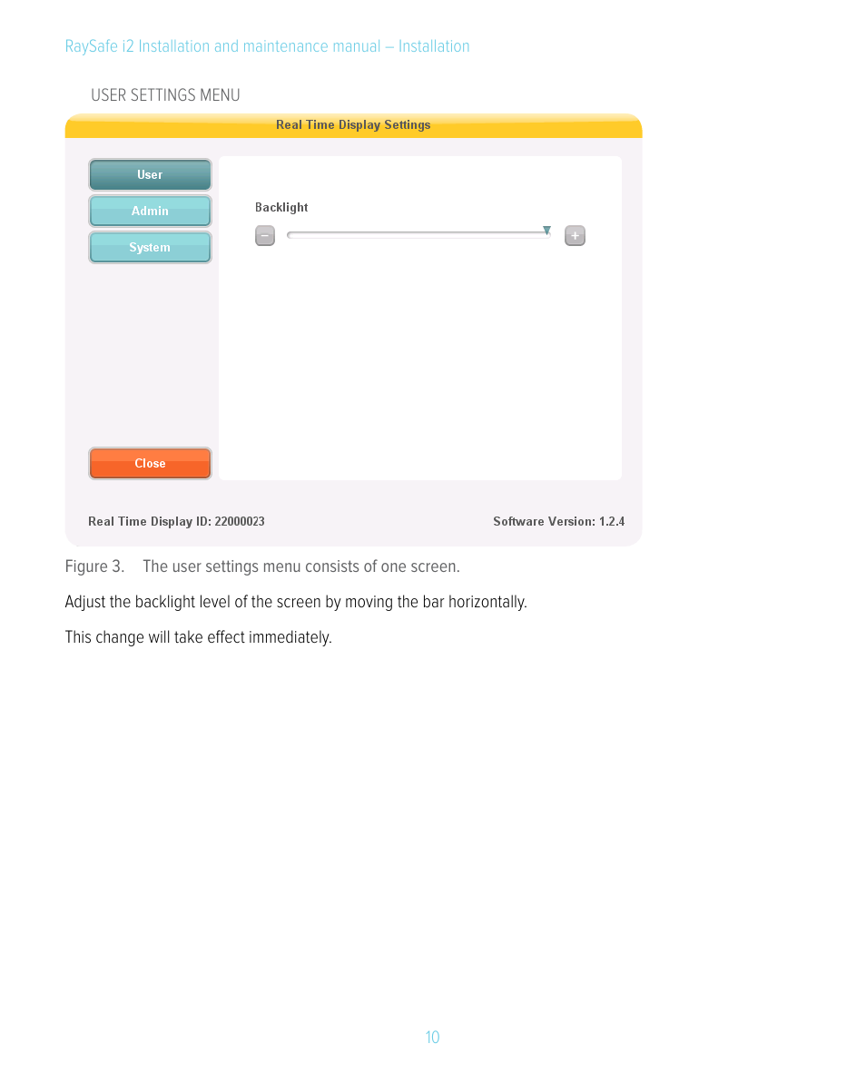 RaySafe i2 Installation Manual User Manual | Page 10 / 33