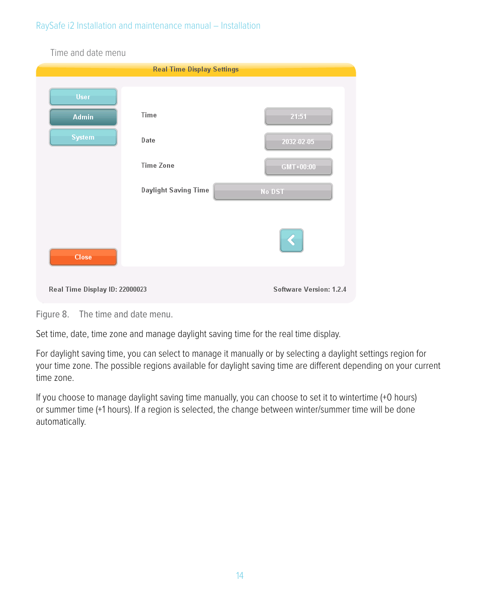 RaySafe i2 Installation Manual User Manual | Page 14 / 33