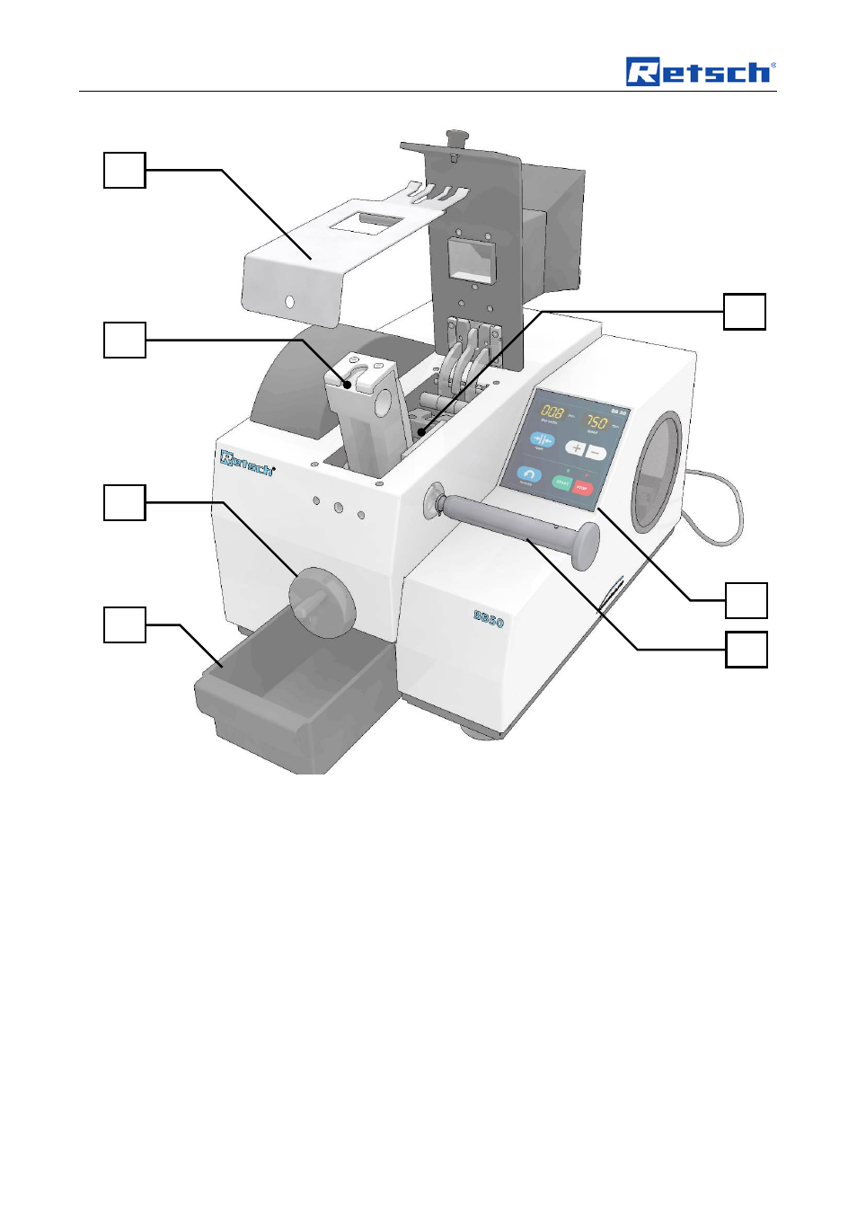 Operating the machine | Retsch BB 50 User Manual | Page 20 / 41