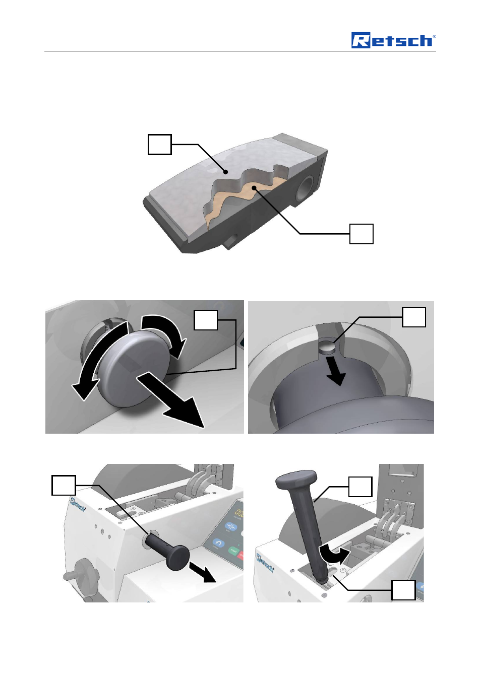 Cleaning, wear and service | Retsch BB 50 User Manual | Page 30 / 41