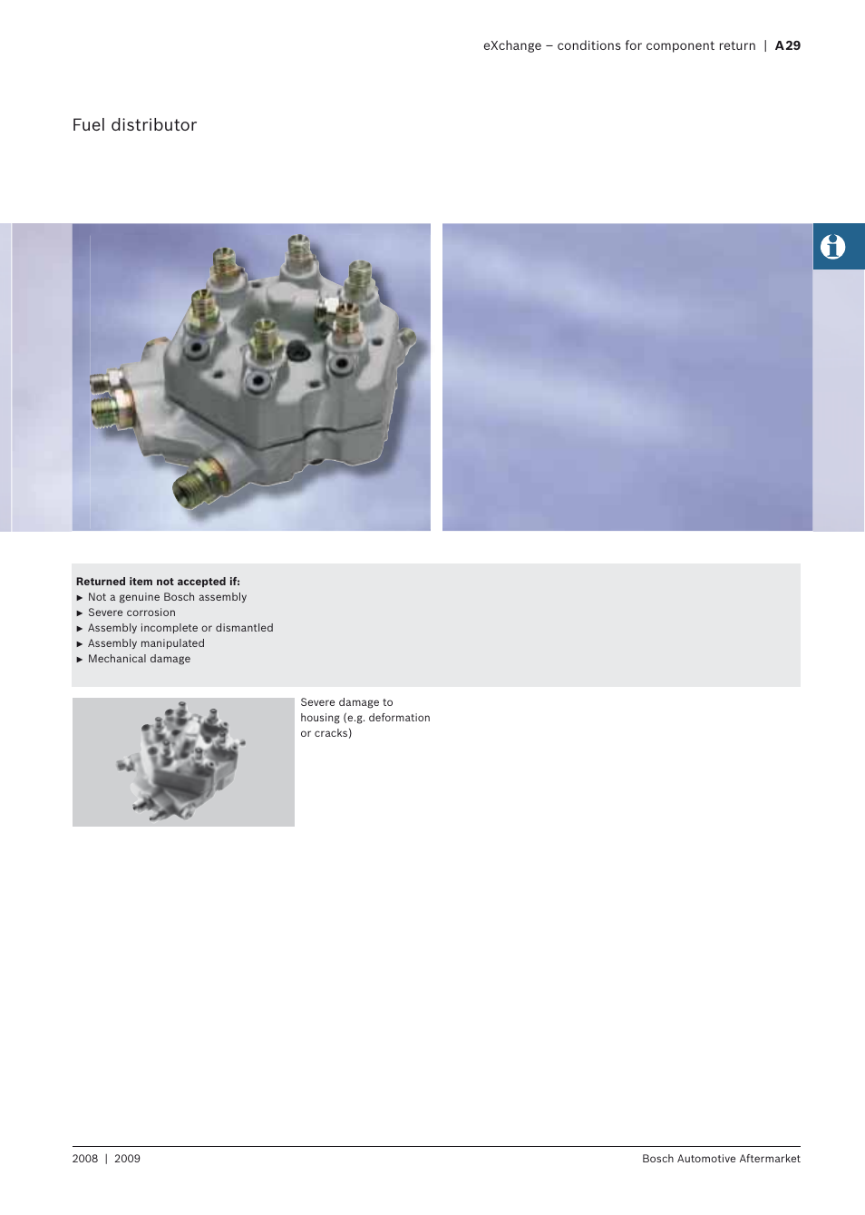 Fuel distributor | Bosch 2008 User Manual | Page 31 / 75