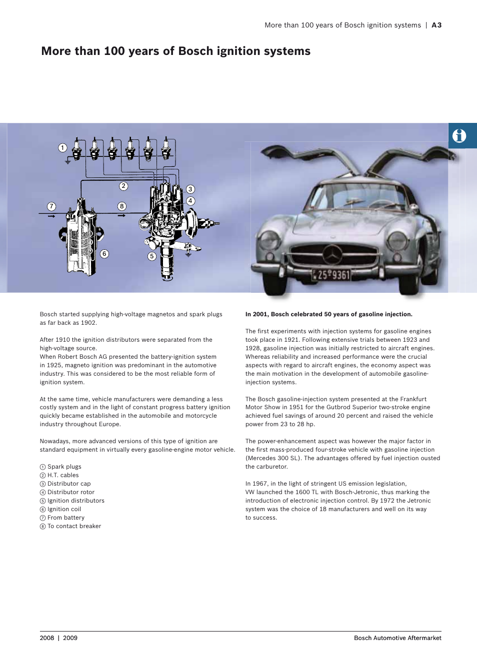 More than 100 years of bosch ignition systems | Bosch 2008 User Manual | Page 5 / 75