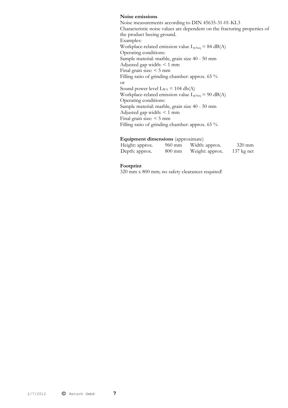 Retsch BB 100 User Manual | Page 7 / 24