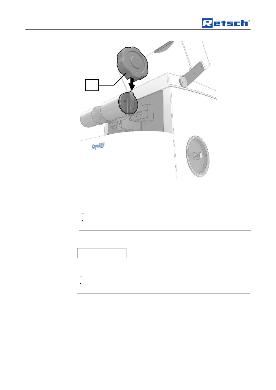 Operating the machine, Notice | Retsch Cryomill User Manual | Page 34 / 68