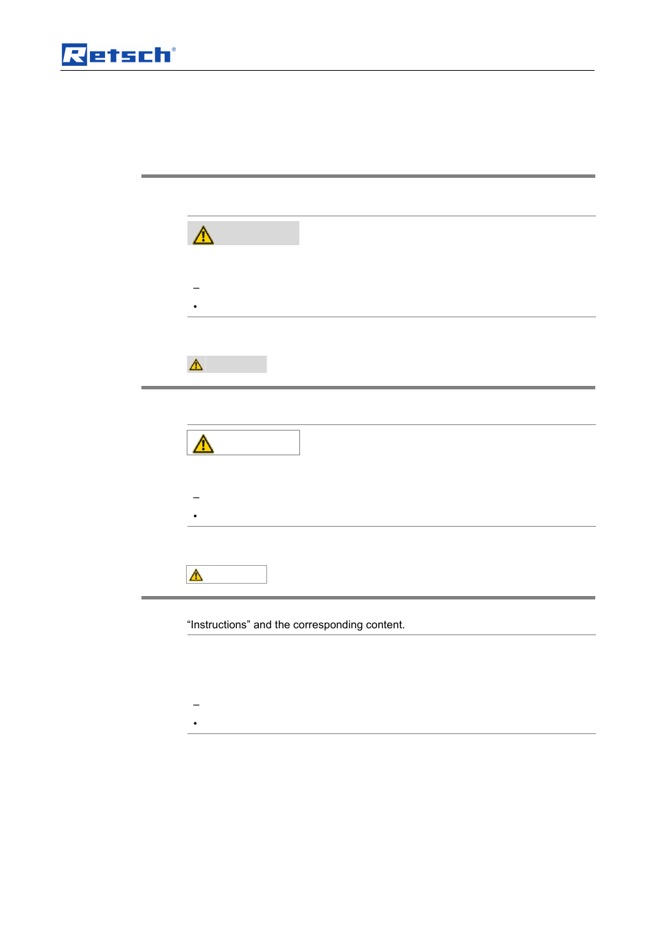 1 explanations of the safety warnings, Warning, Caution | Notice | Retsch Cryomill User Manual | Page 7 / 68