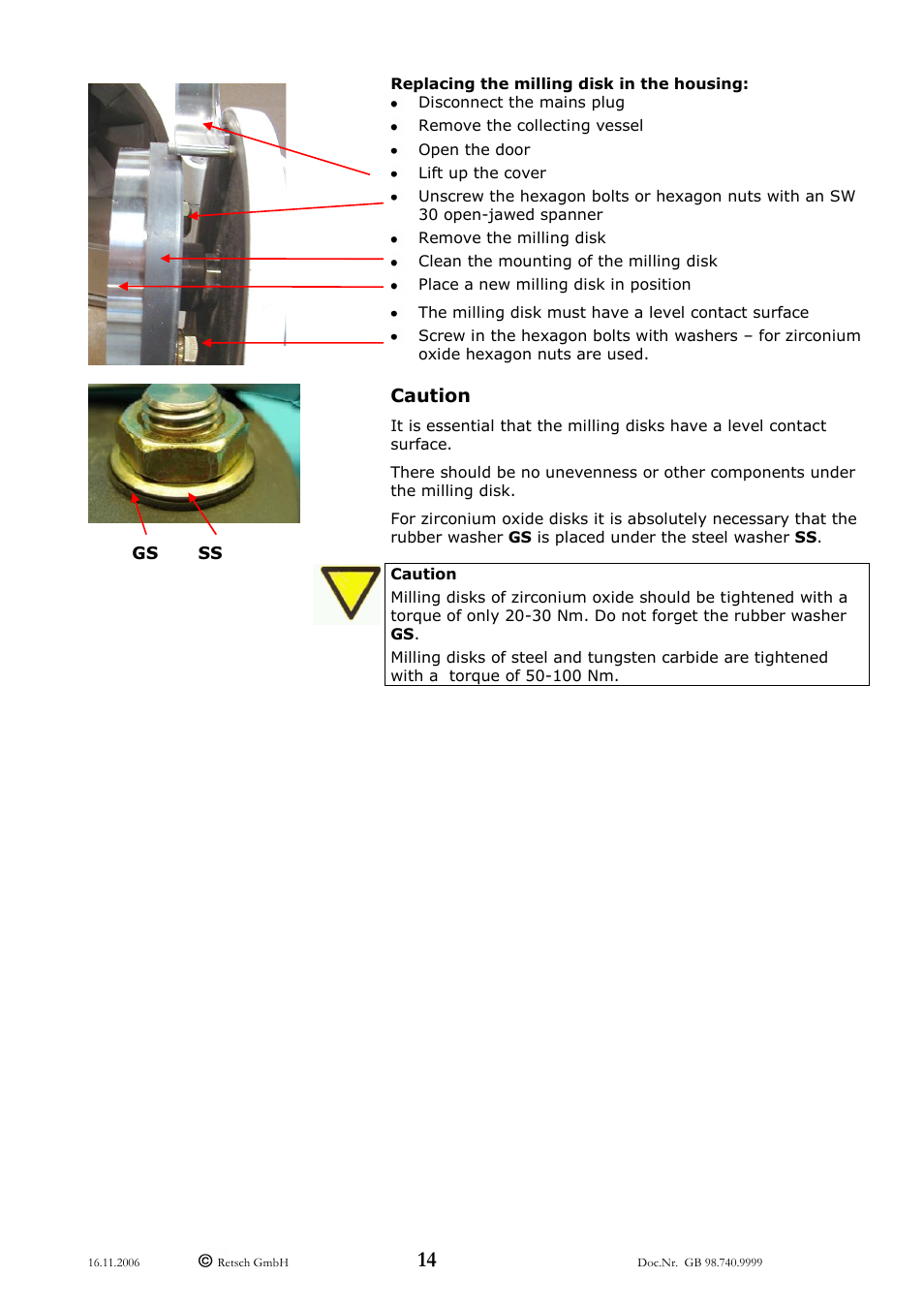 Retsch DM 200 User Manual | Page 14 / 20