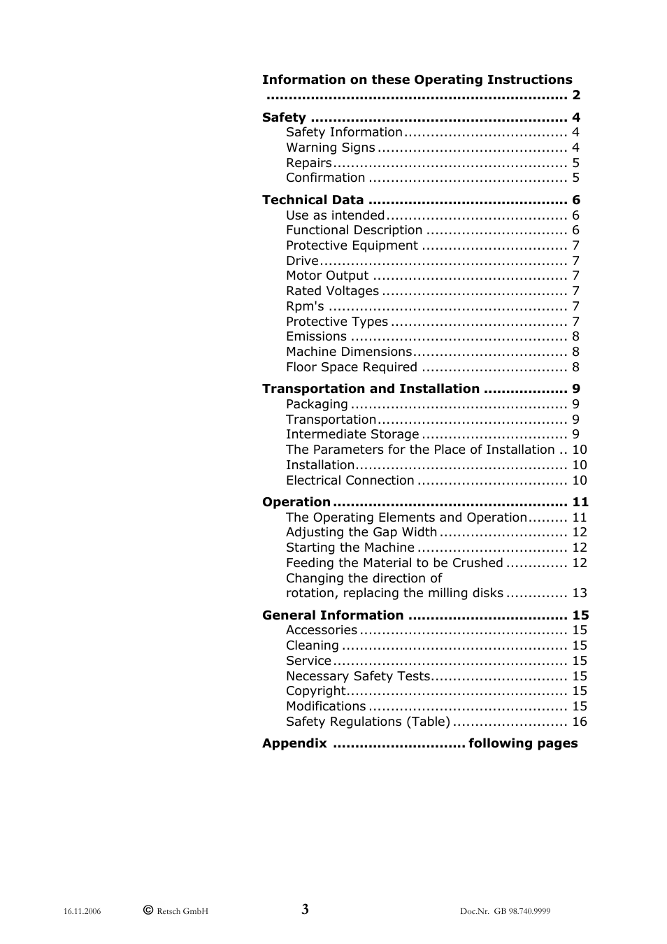 Retsch DM 200 User Manual | Page 3 / 20