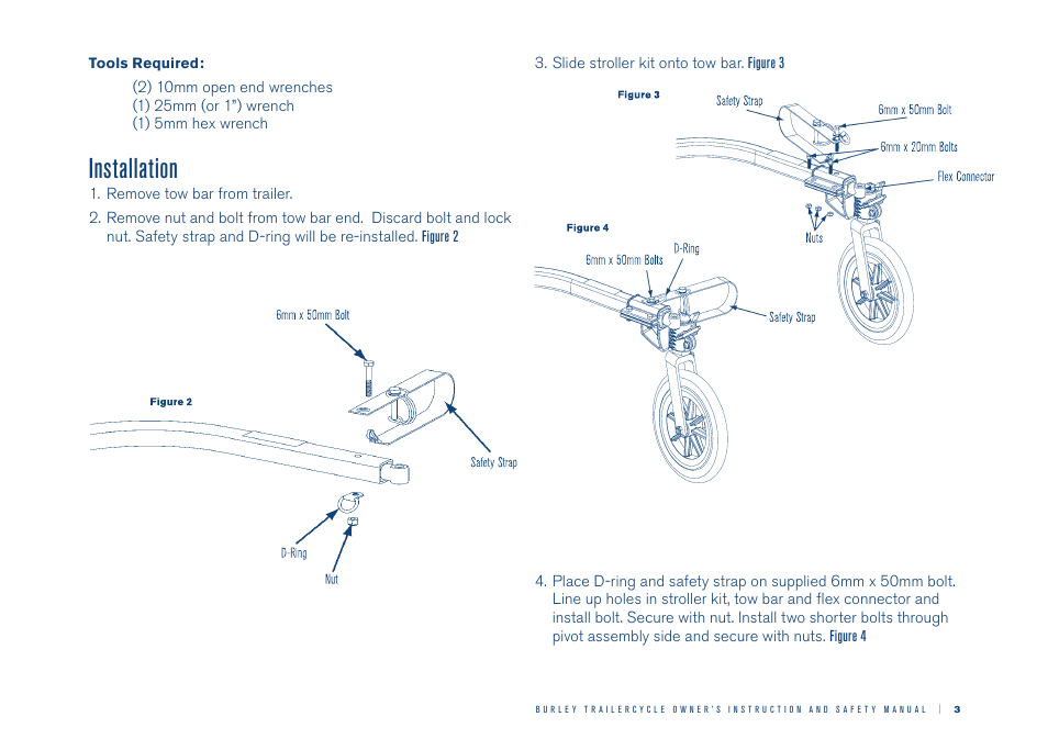 Installation | Burley Stroller Kit User Manual | Page 3 / 6