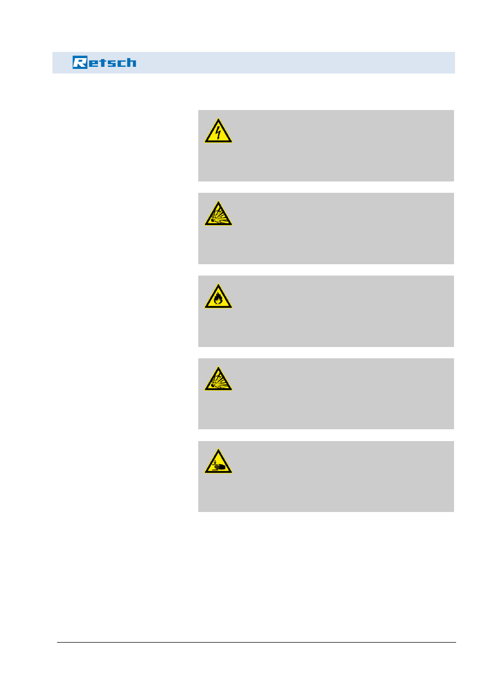 Safety instructions and use | Retsch DM 400 User Manual | Page 13 / 60