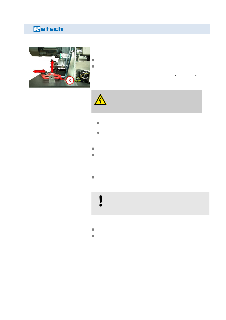 Safety instructions and use | Retsch DM 400 User Manual | Page 19 / 60