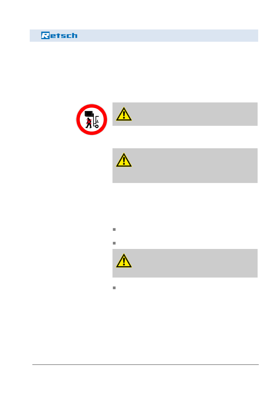 4 installation, Installation, 1 transport | 2 unpacking | Retsch DM 400 User Manual | Page 23 / 60