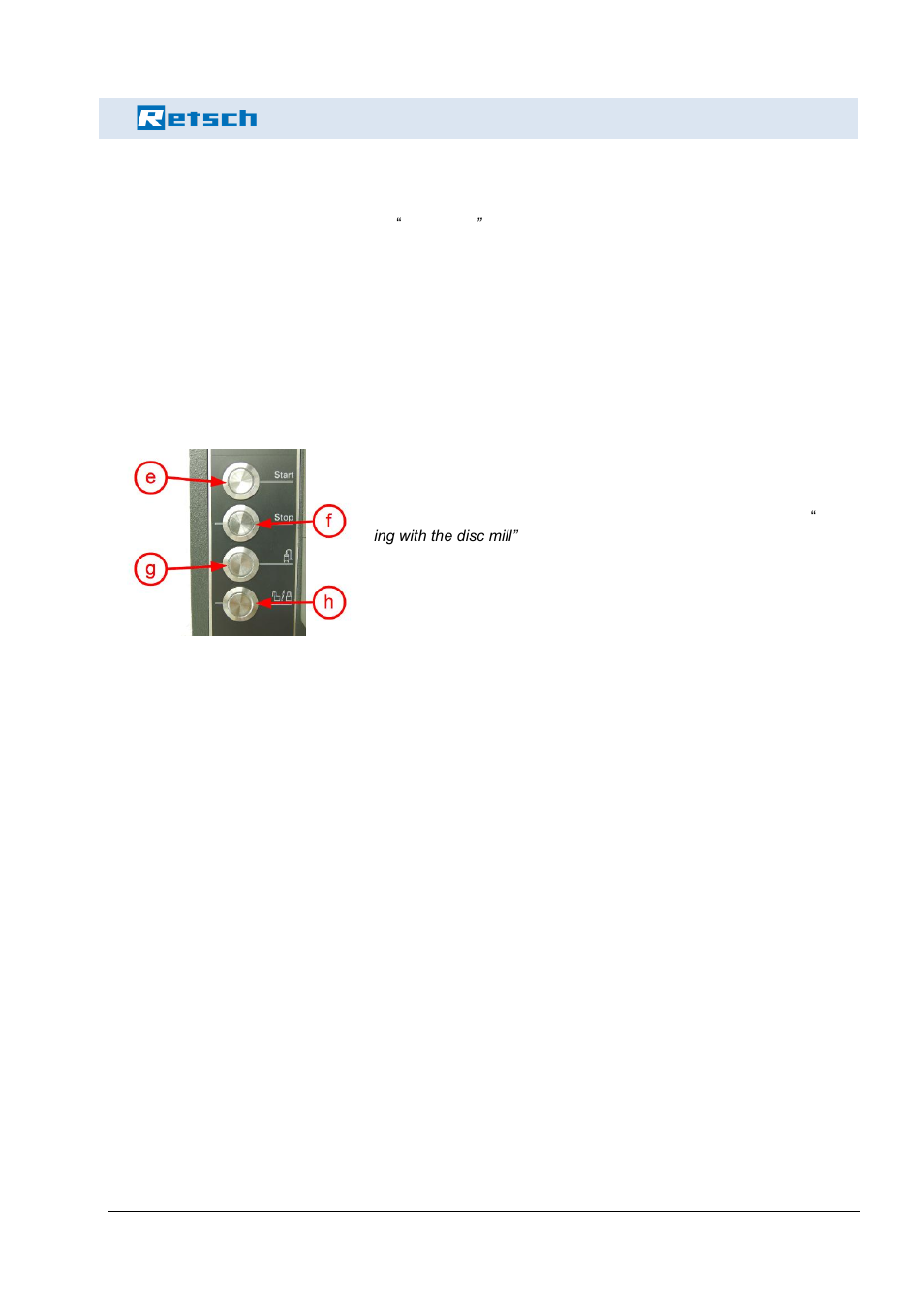 Installation, 7 switching on for the first time / function test | Retsch DM 400 User Manual | Page 27 / 60