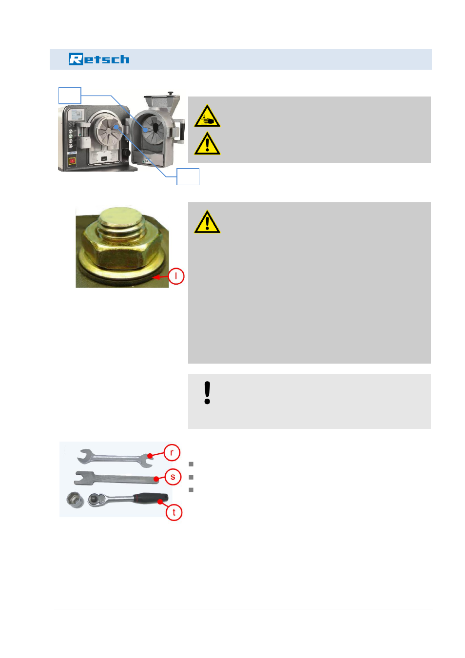Servicing | Retsch DM 400 User Manual | Page 43 / 60