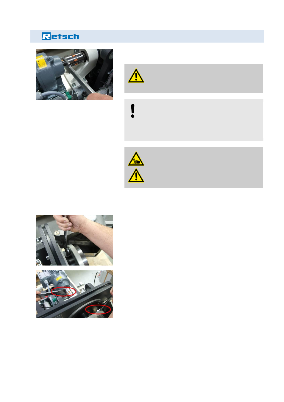 Servicing | Retsch DM 400 User Manual | Page 45 / 60