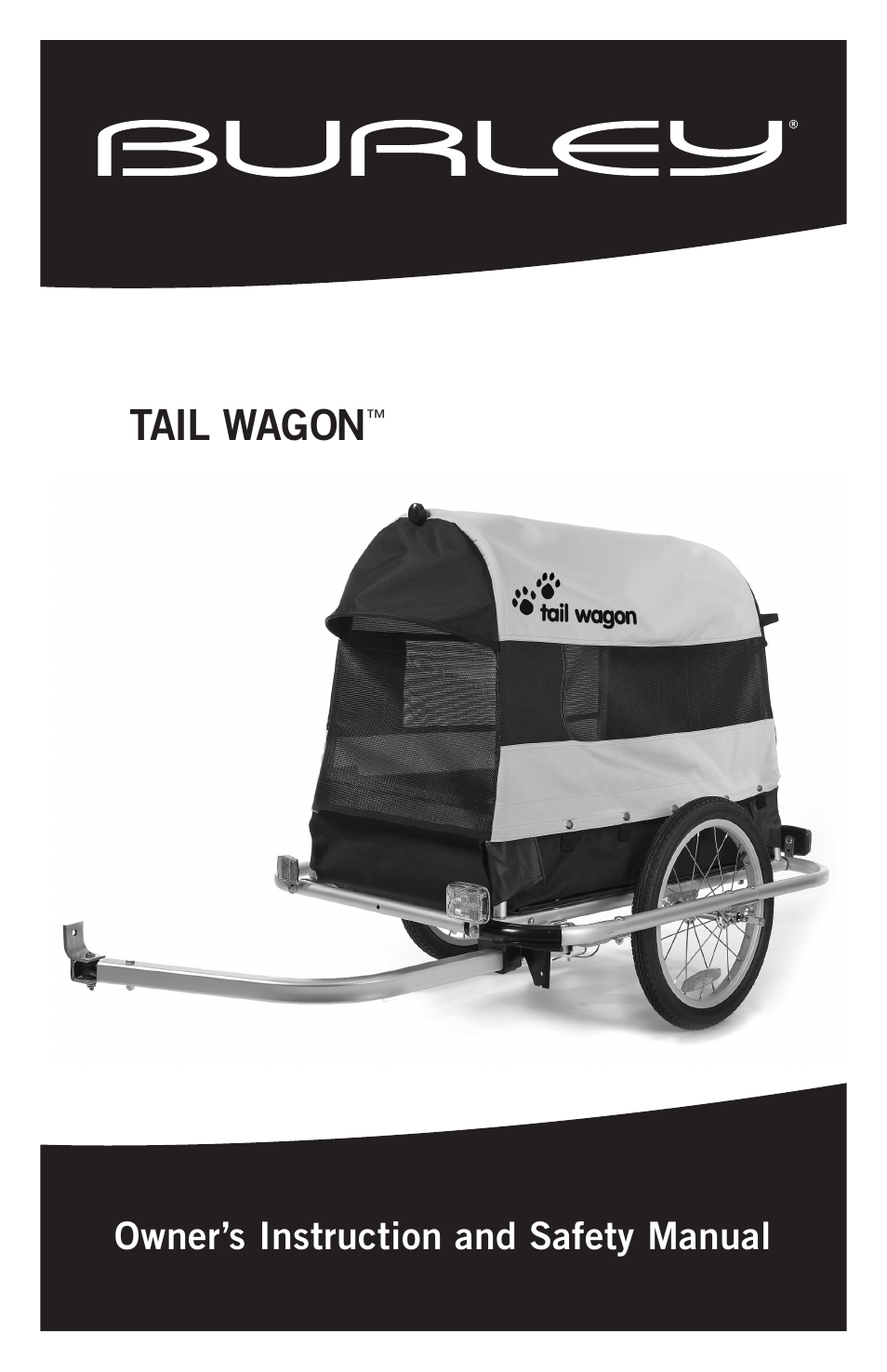 Burley Tail Wagon User Manual | 9 pages