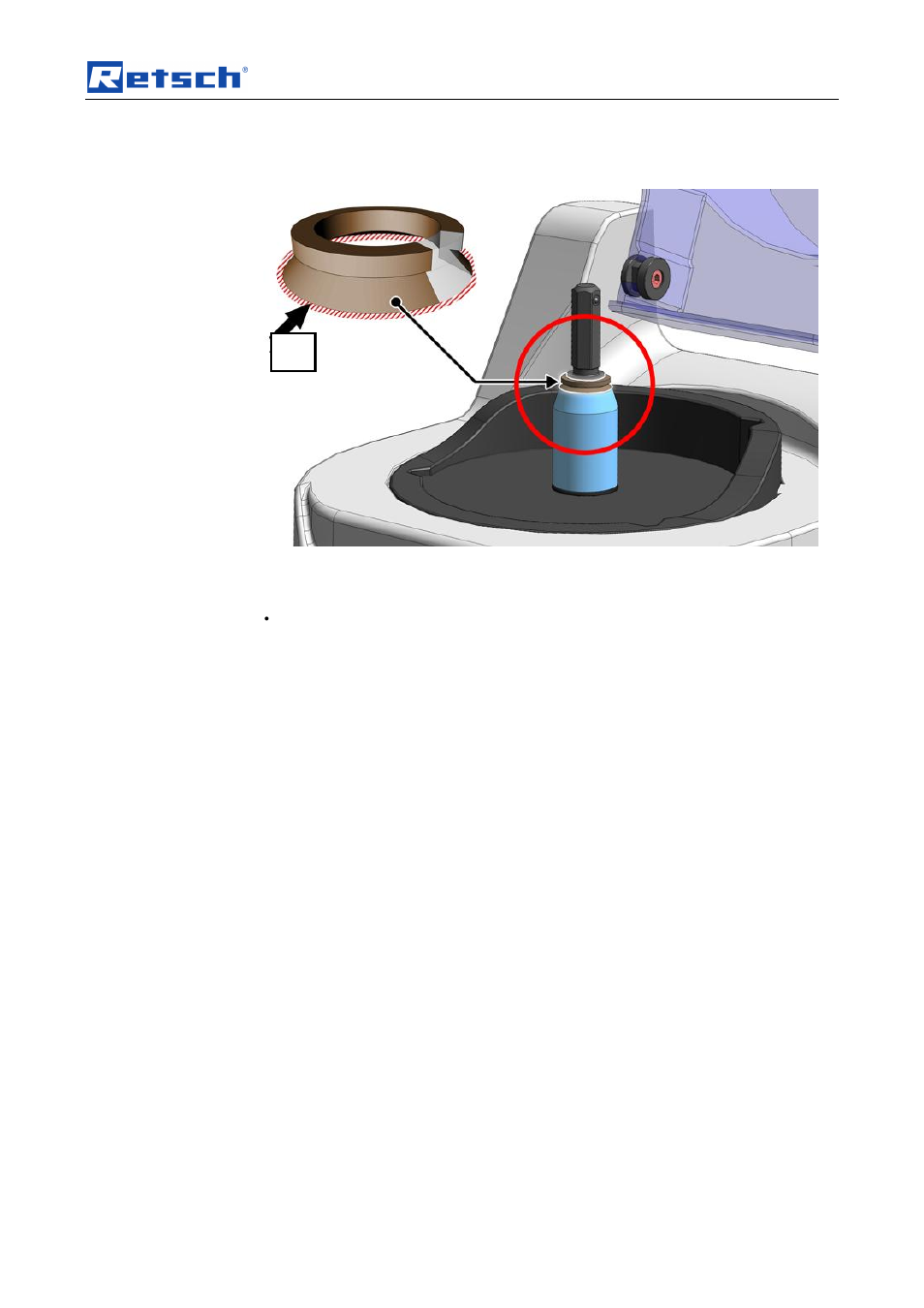 Cleaning and service, 2 check the sealing lip | Retsch GM 200 User Manual | Page 33 / 44