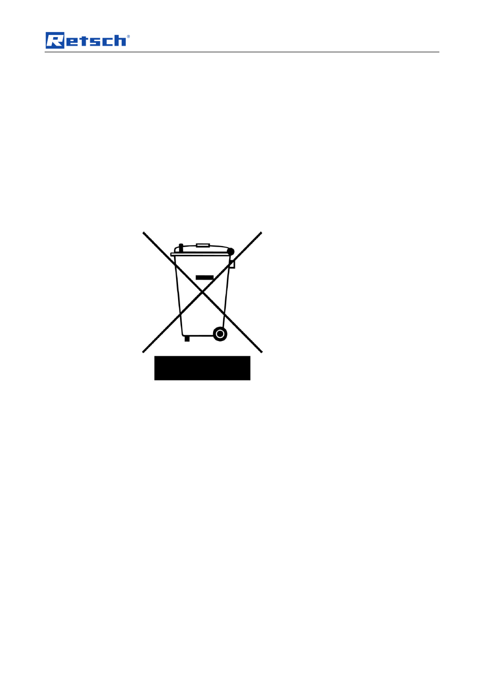 8 disposal, Disposal | Retsch GM 200 User Manual | Page 35 / 44