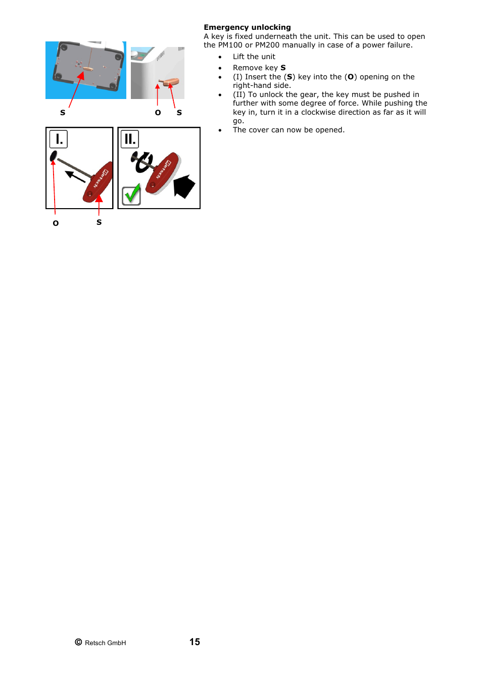 Retsch PM 200 User Manual | Page 15 / 44