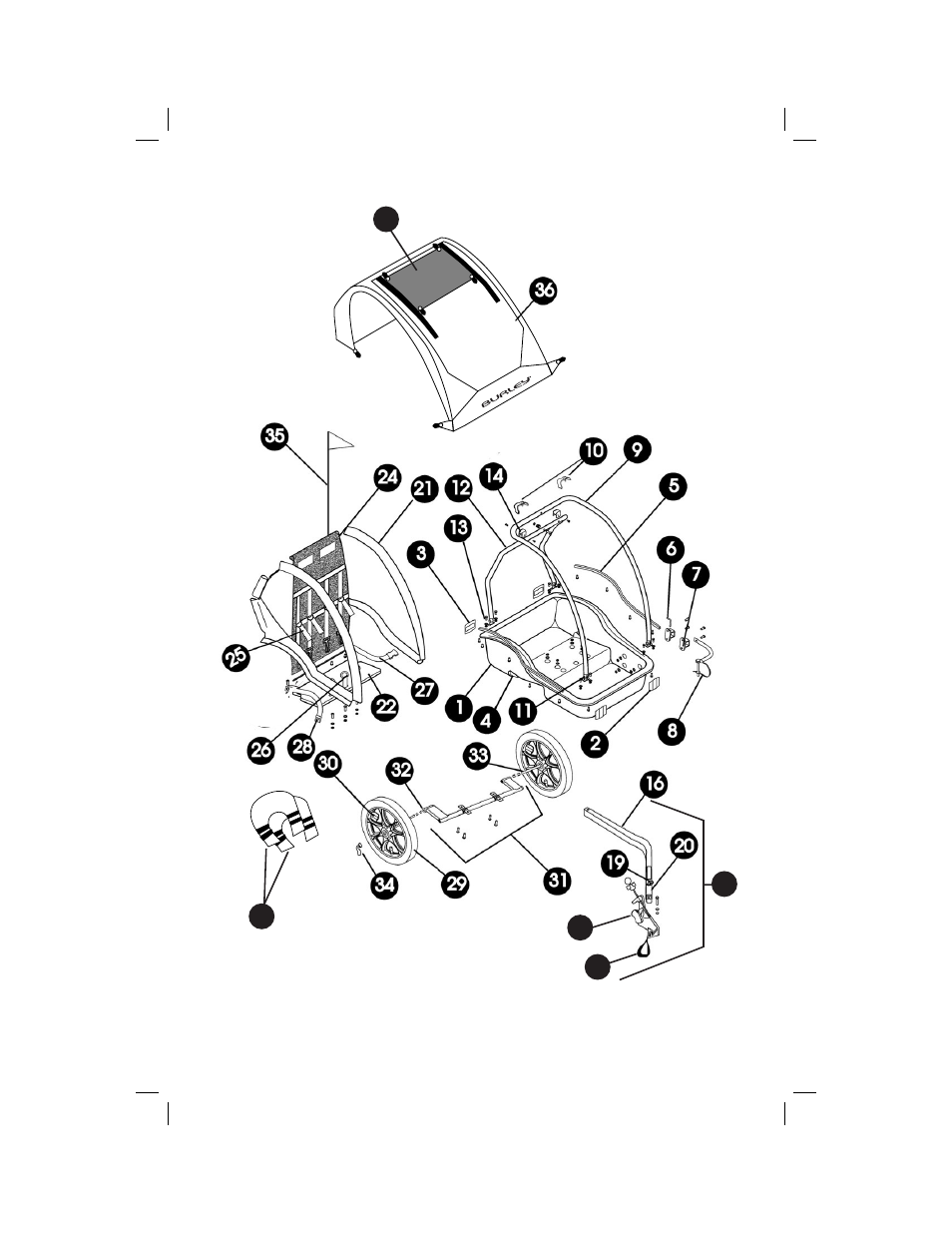 Burley CUB User Manual | Page 23 / 24