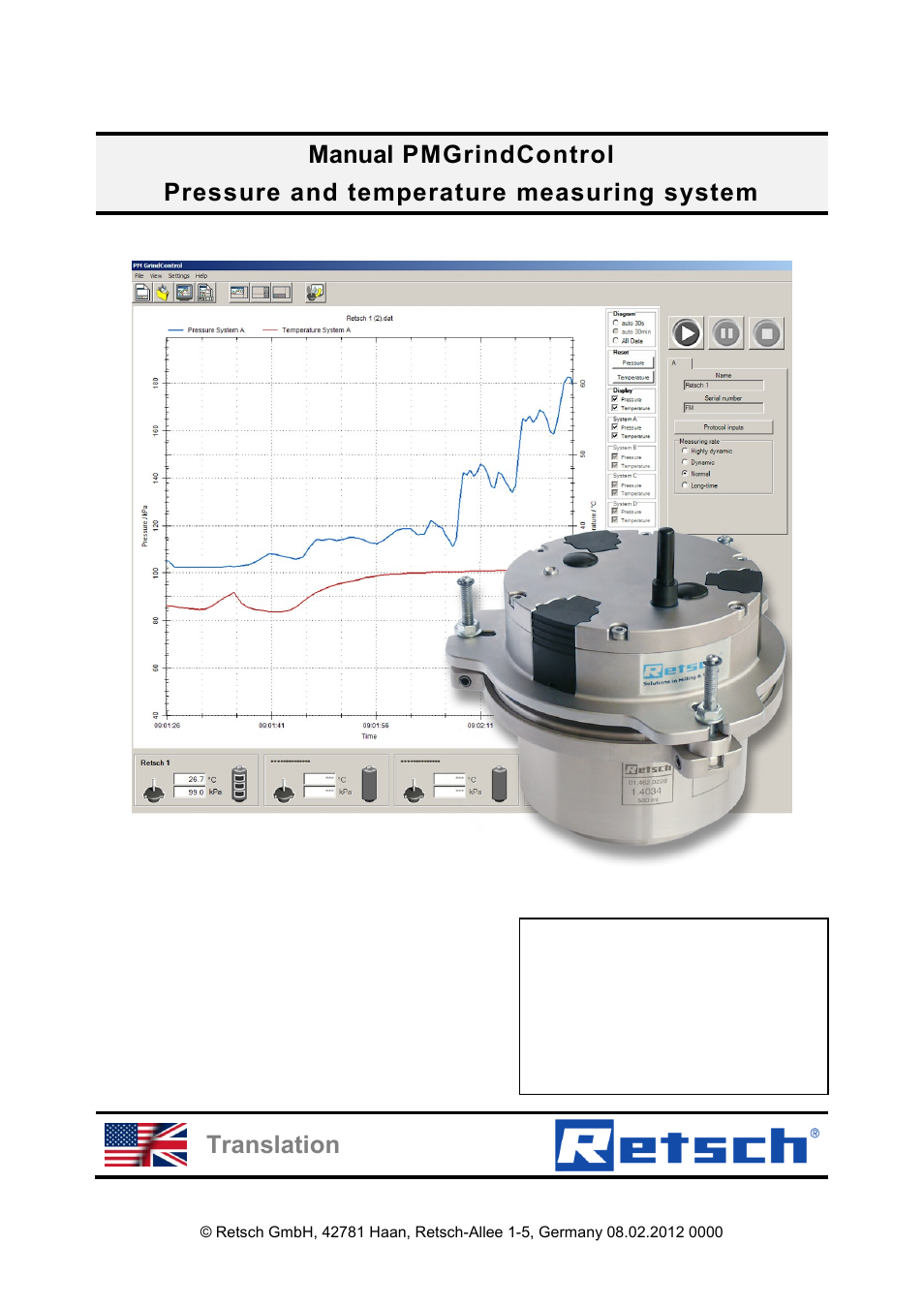 Retsch PM GrindControl User Manual | 48 pages