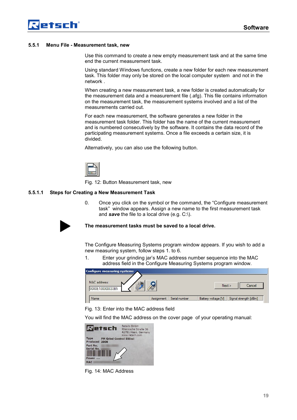 Software | Retsch PM GrindControl User Manual | Page 19 / 48