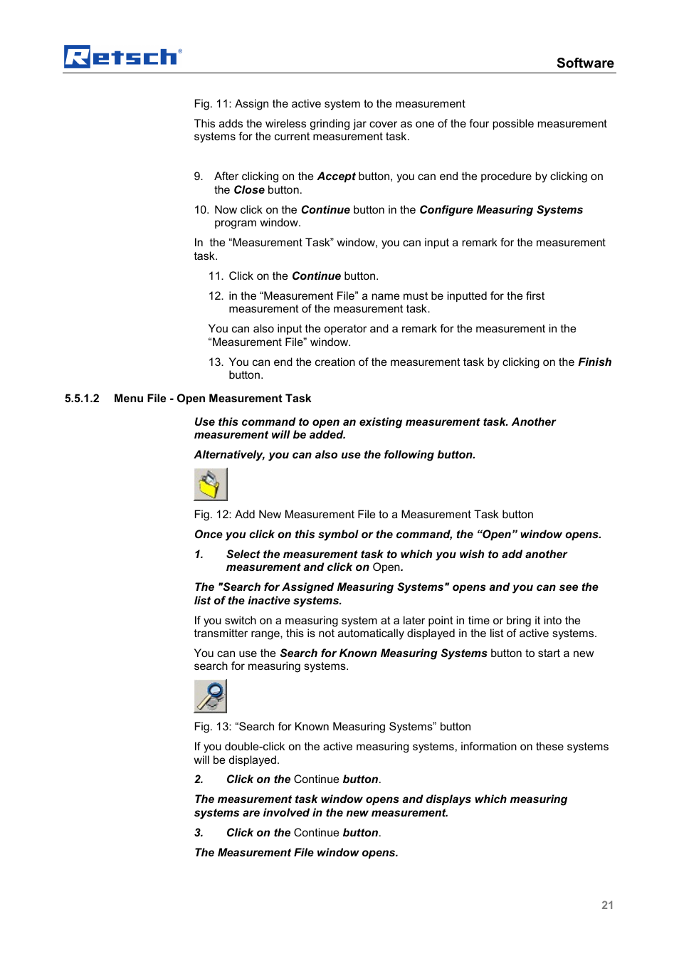 Software | Retsch PM GrindControl User Manual | Page 21 / 48