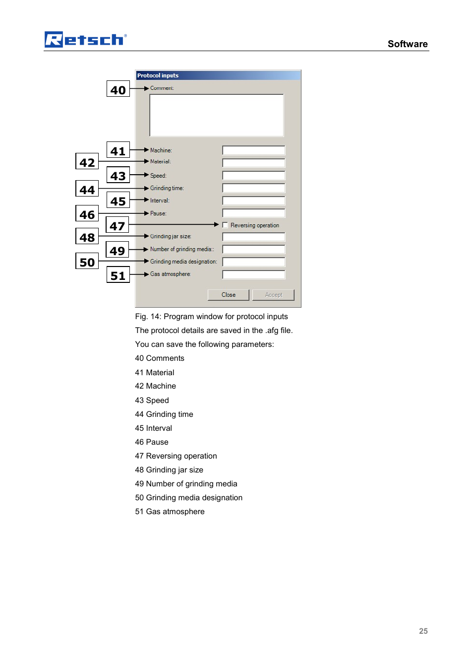 Retsch PM GrindControl User Manual | Page 25 / 48