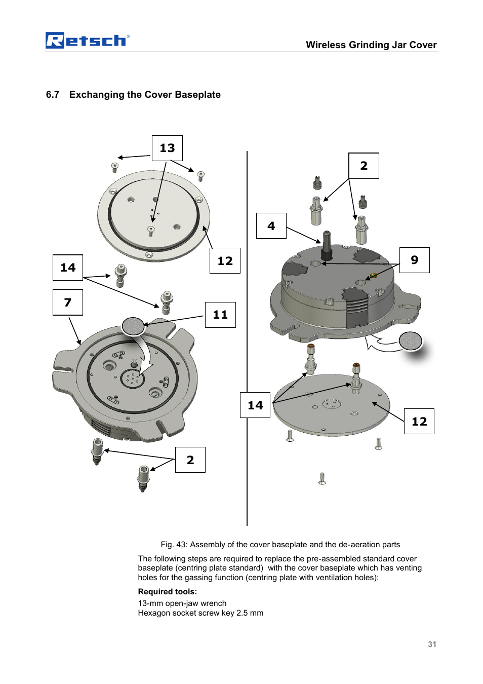 Retsch PM GrindControl User Manual | Page 31 / 48