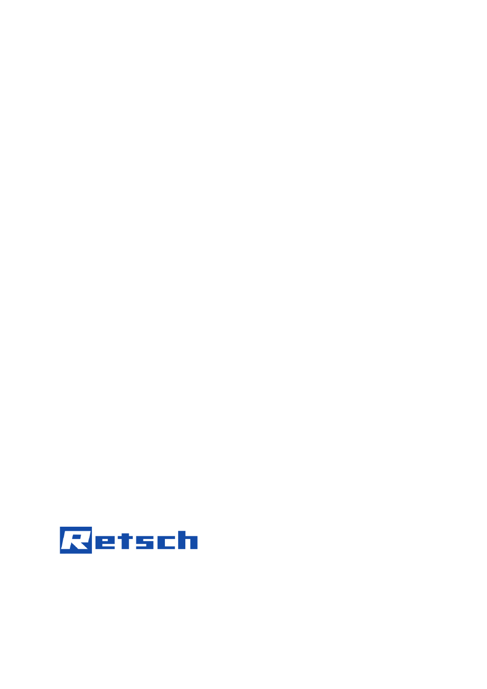 Retsch RM 200 User Manual | Page 36 / 36