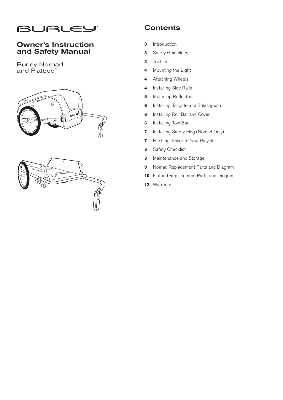 Burley Cargo User Manual | Page 2 / 12
