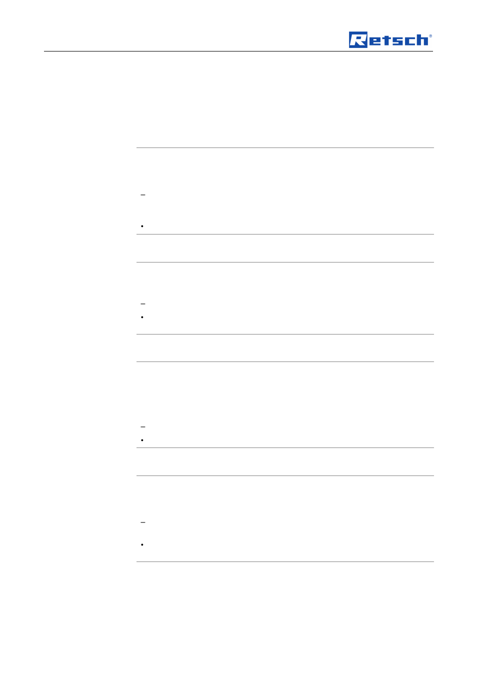 3 transport, scope of delivery, installation, Transport, scope of delivery, installation, 1 packaging | Notice, 2 transport, 3 temperature fluctuations and condensed water, 4 conditions for the place of installation | Retsch SM 300 User Manual | Page 10 / 44