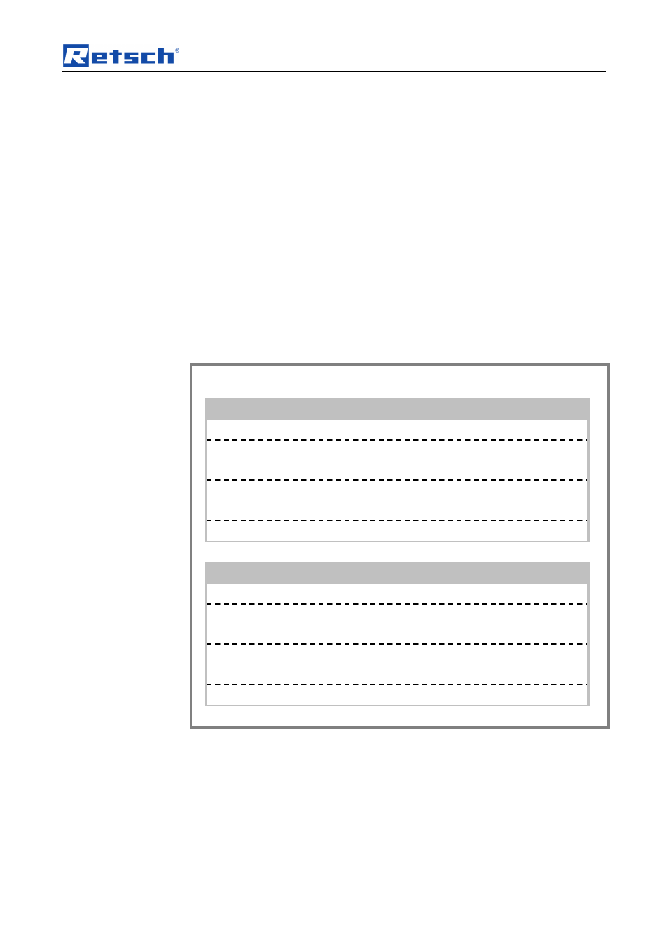 2 confirmation, Confirmation | Retsch SM 300 User Manual | Page 9 / 44