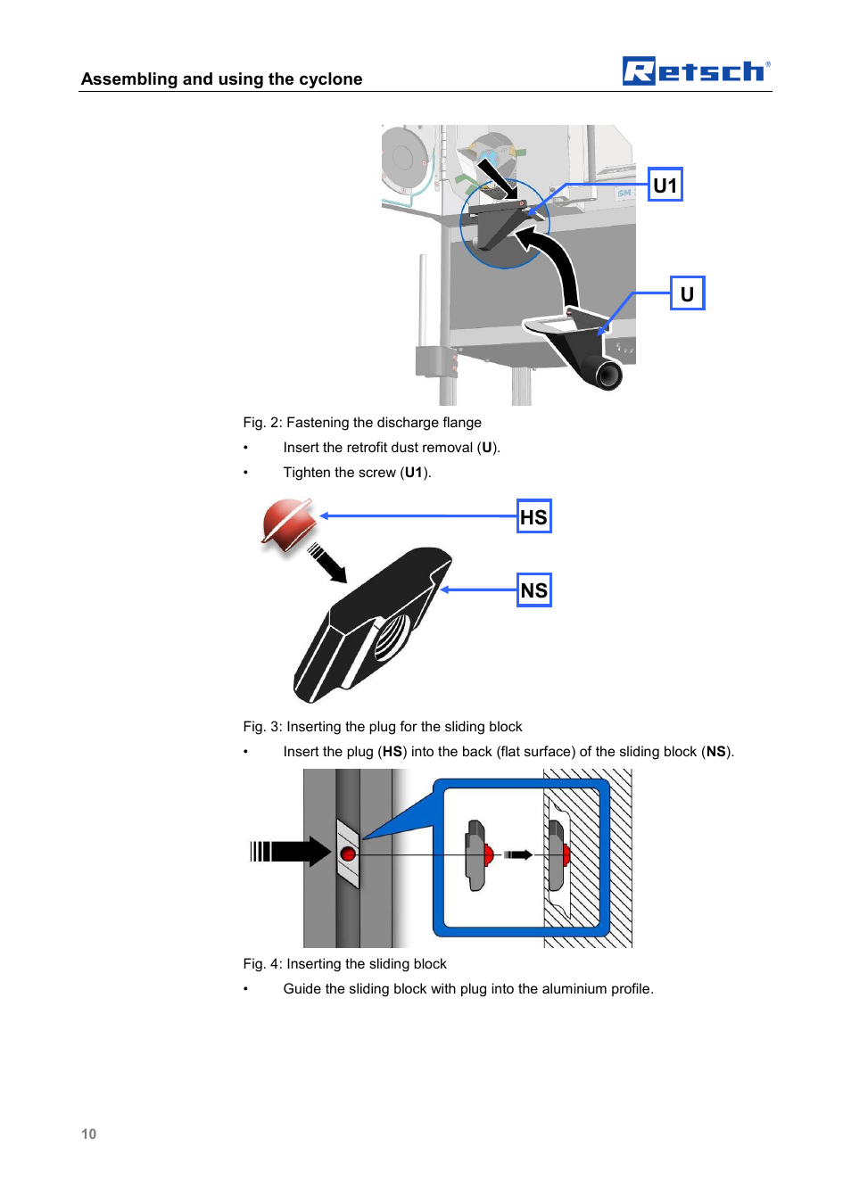 Uu1 hs ns | Retsch Cyclone - SM 300 User Manual | Page 10 / 20