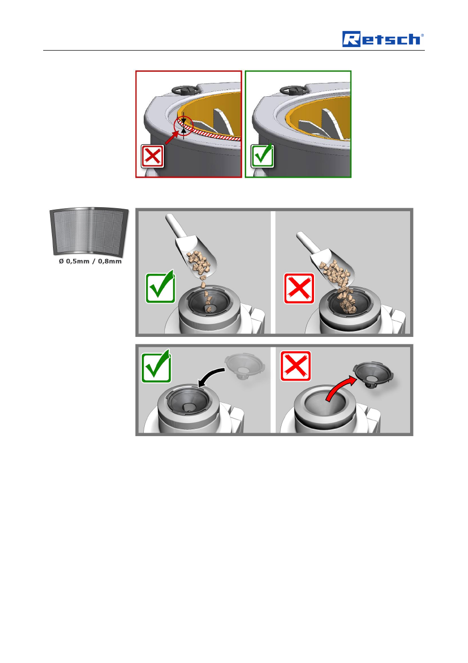 Operating the machine | Retsch TWISTER User Manual | Page 28 / 44