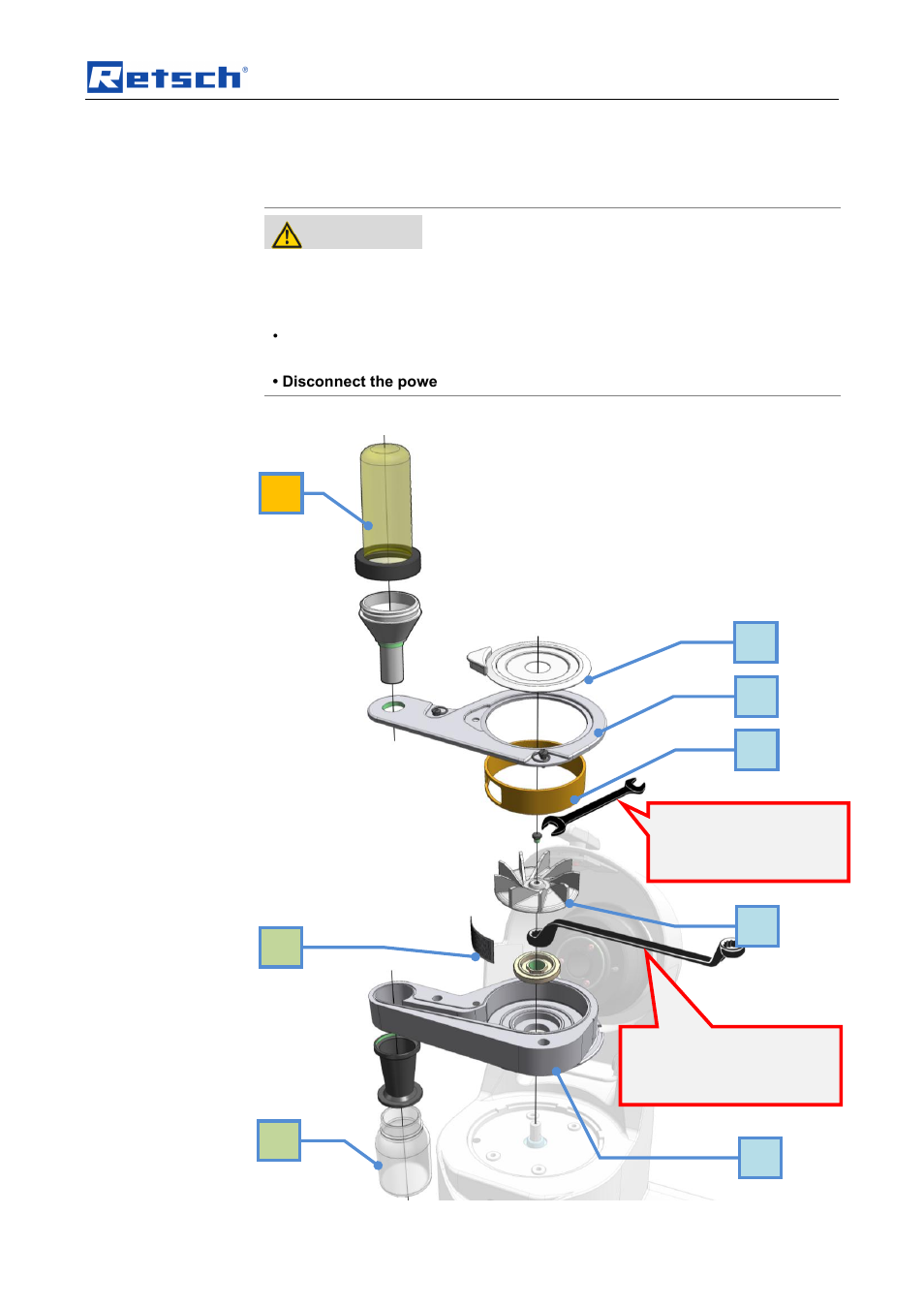 6 cleaning and service | Retsch TWISTER User Manual | Page 31 / 44