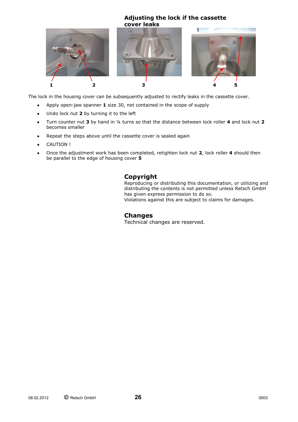 Retsch ZM 200 User Manual | Page 26 / 32