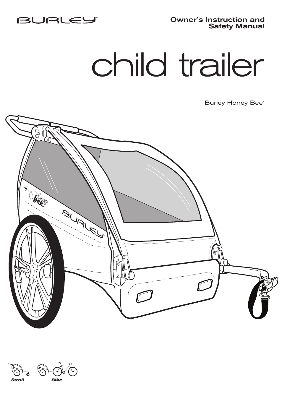 Burley Honey Bee User Manual | 12 pages