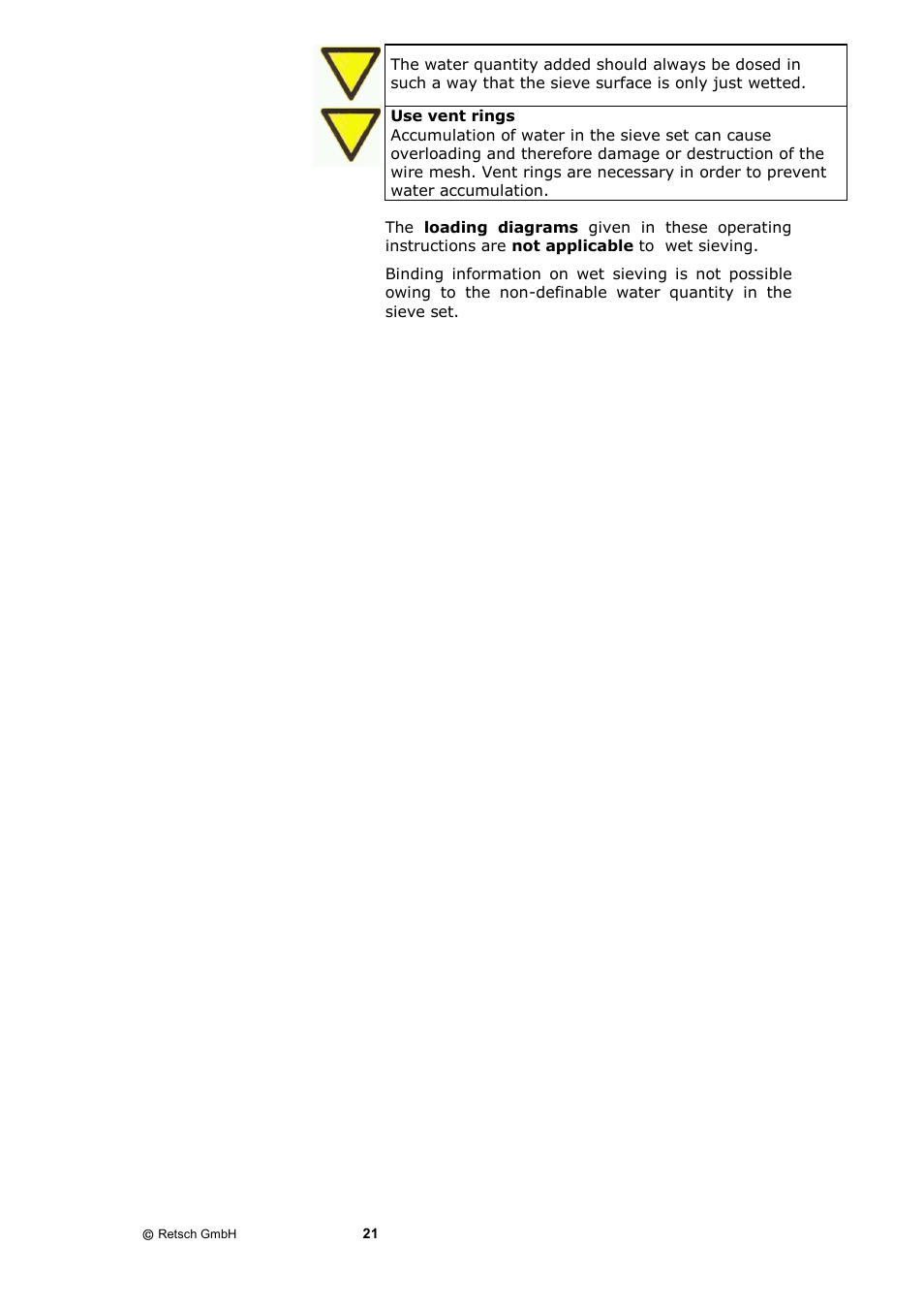 Retsch AS 200 control - natural frequency User Manual | Page 21 / 32