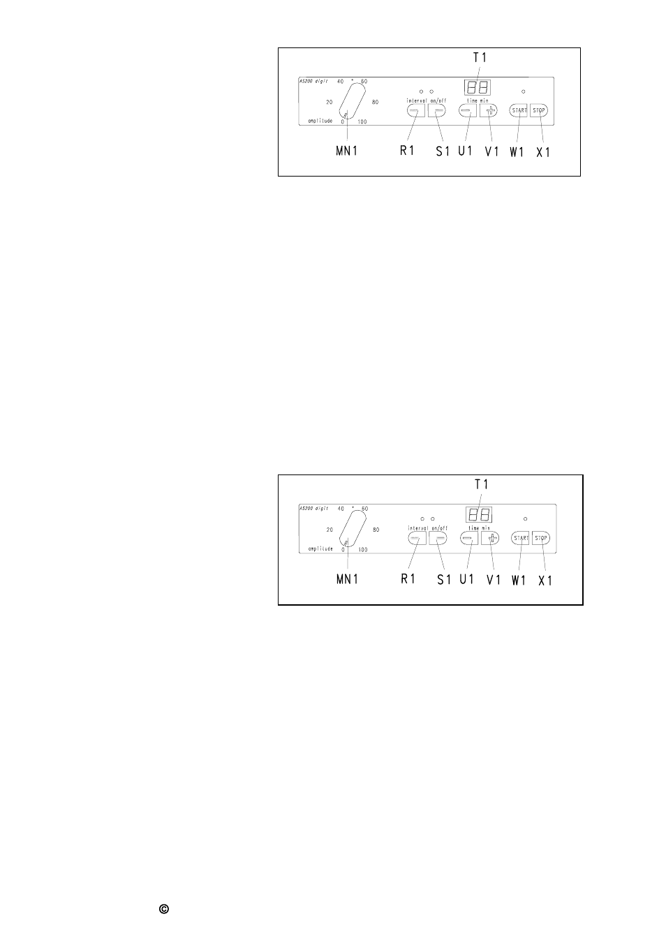 Intermittent - continuous operation, Vibration height | Retsch AS 200 User Manual | Page 15 / 36