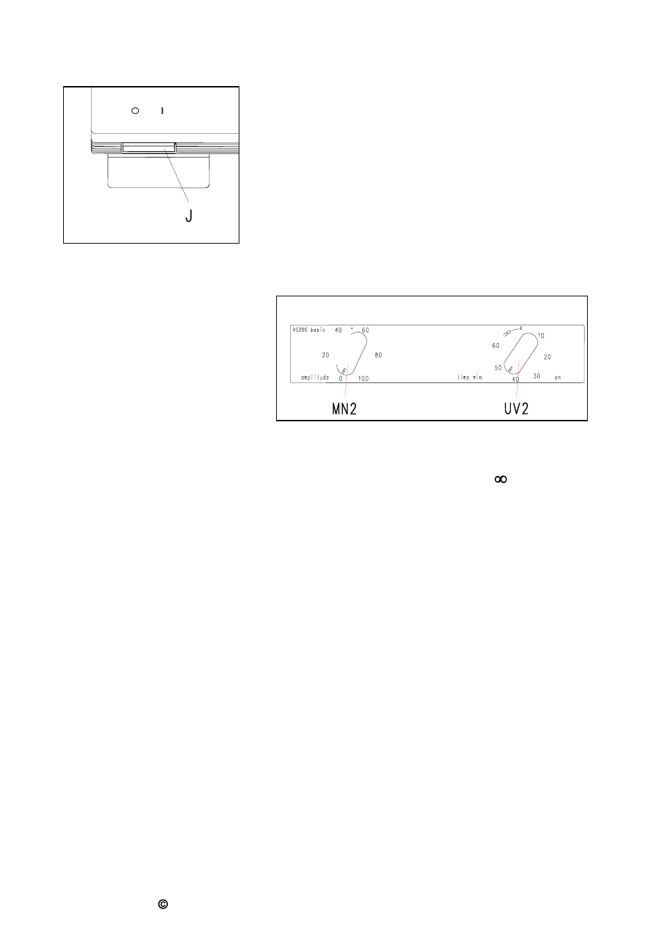 Operation for the as200 basic, Switching on and off, Start - stop | Vibration height | Retsch AS 200 User Manual | Page 17 / 36