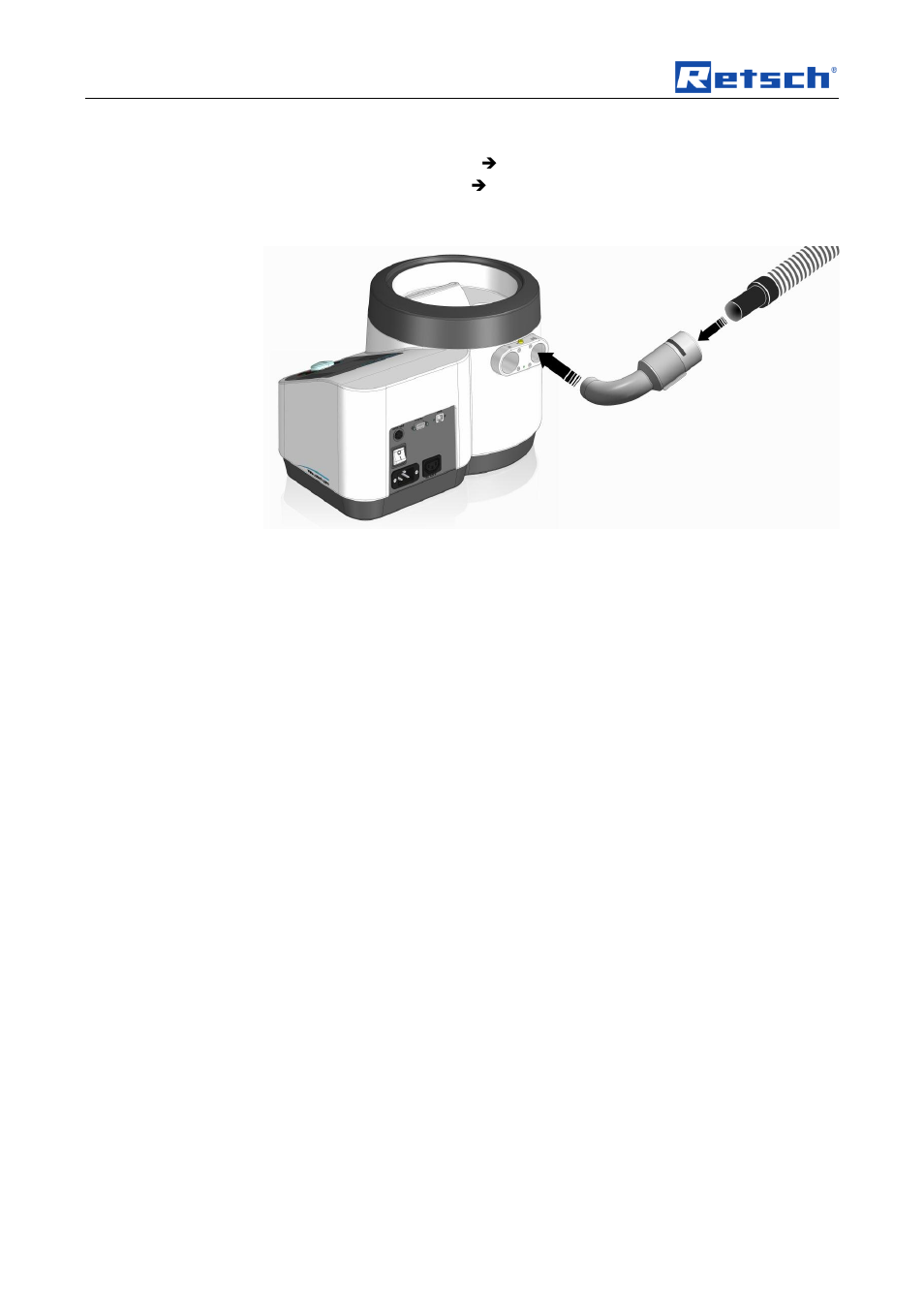 Operating the machine | Retsch AS 200 jet User Manual | Page 26 / 56