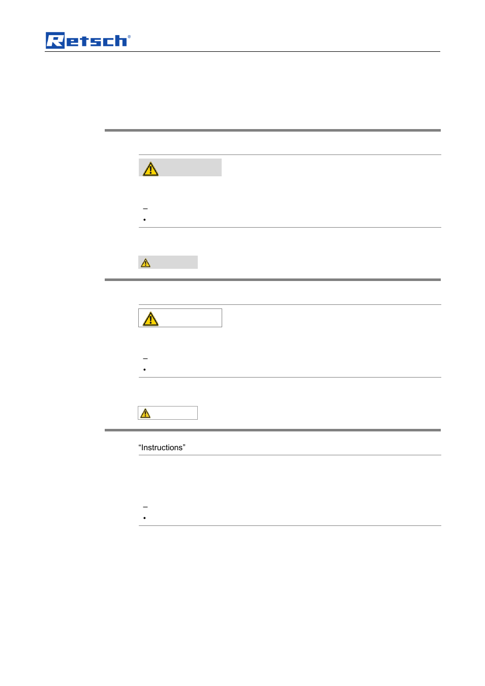 1 explanations of the safety warnings, Warning, Caution | Notice | Retsch AS 200 jet User Manual | Page 7 / 56