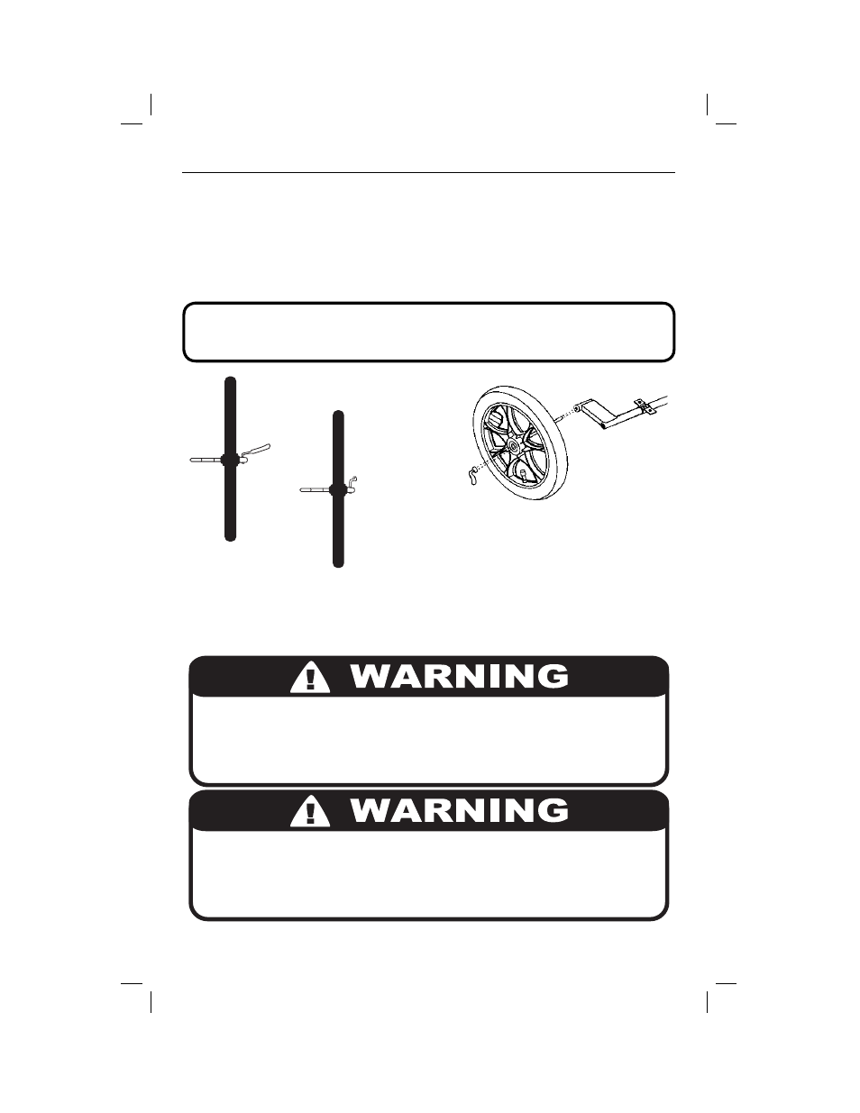 Iii. attaching the wheels | Burley BEE User Manual | Page 4 / 24