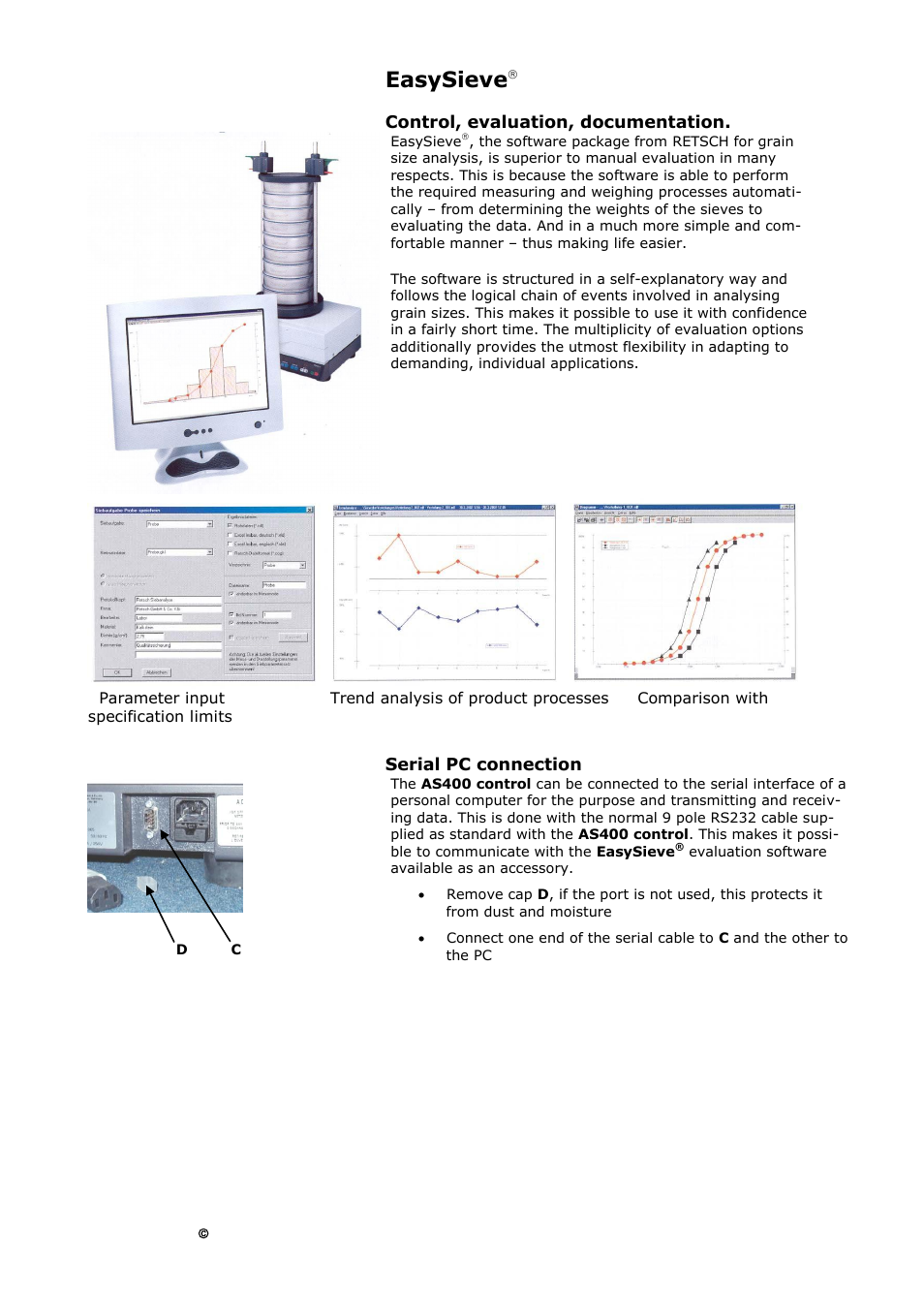 Easysieve | Retsch AS 400 User Manual | Page 22 / 32