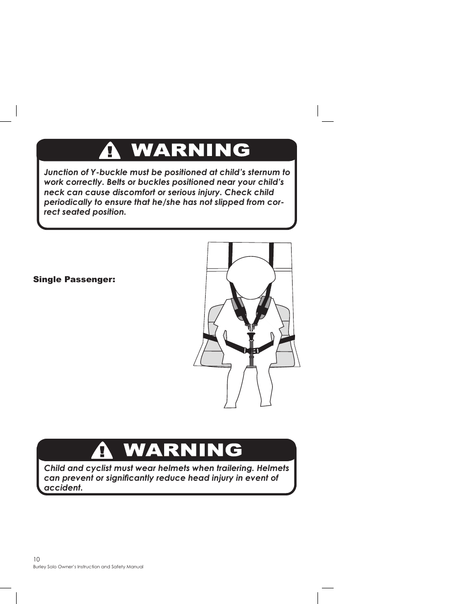 Burley SOLO User Manual | Page 10 / 24