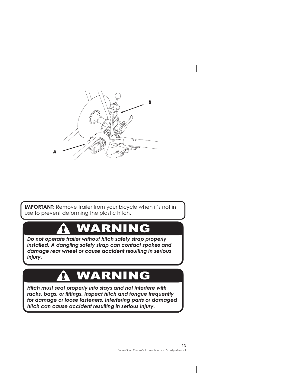 Burley SOLO User Manual | Page 13 / 24