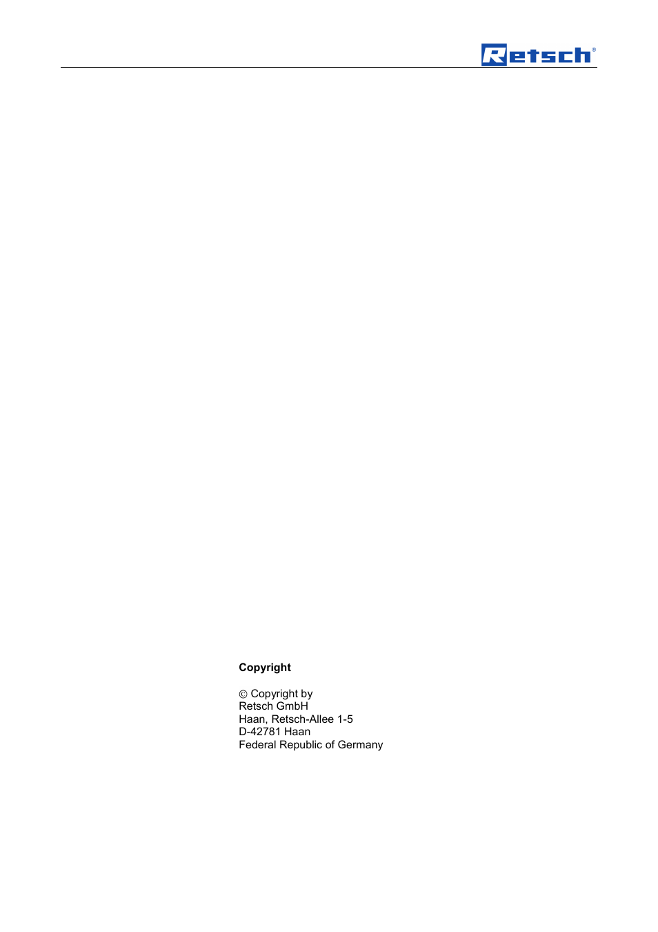 Retsch AS 450 basic User Manual | Page 2 / 44