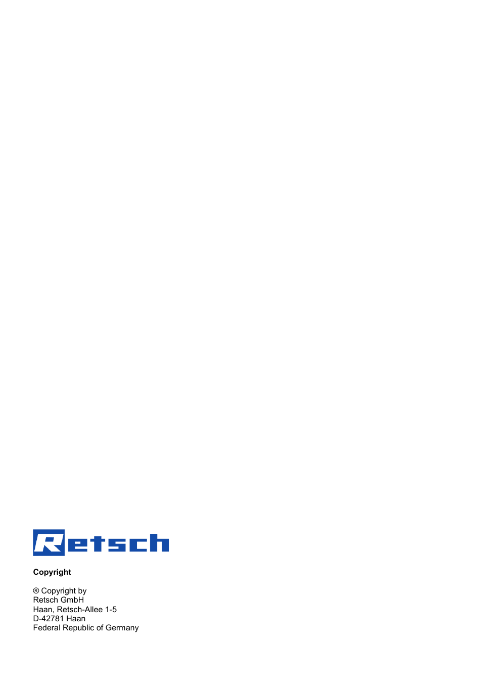 Retsch AS 450 control User Manual | Page 52 / 52